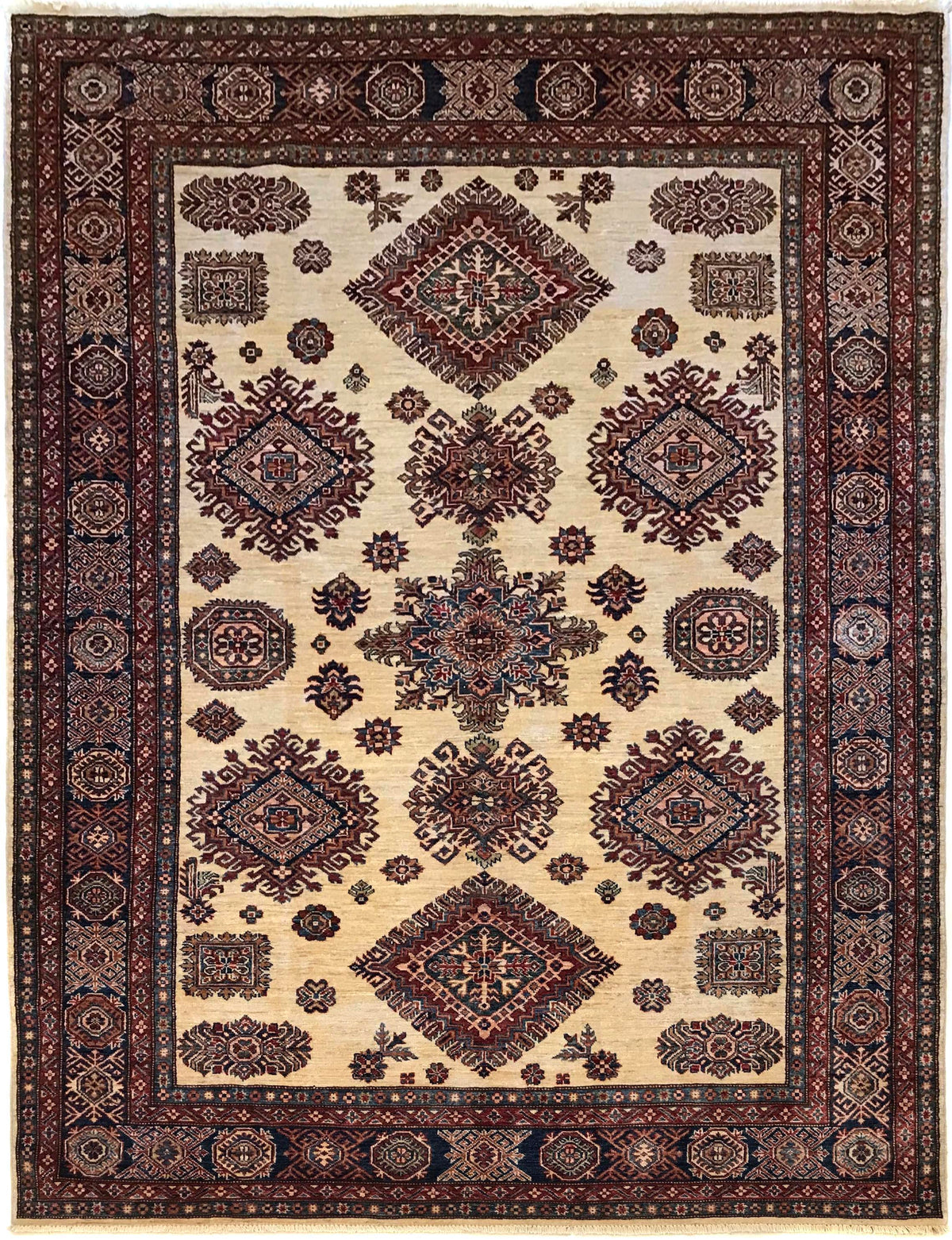 Supreme Kazak Beige Rug 3.08m x 1.98m
