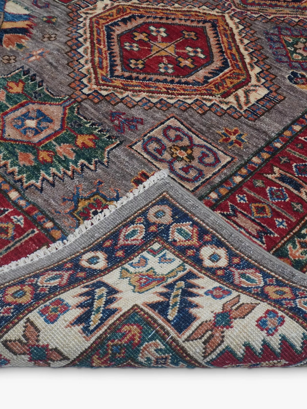 Supreme Kazak Grey Rug 2.91m x 2.48m