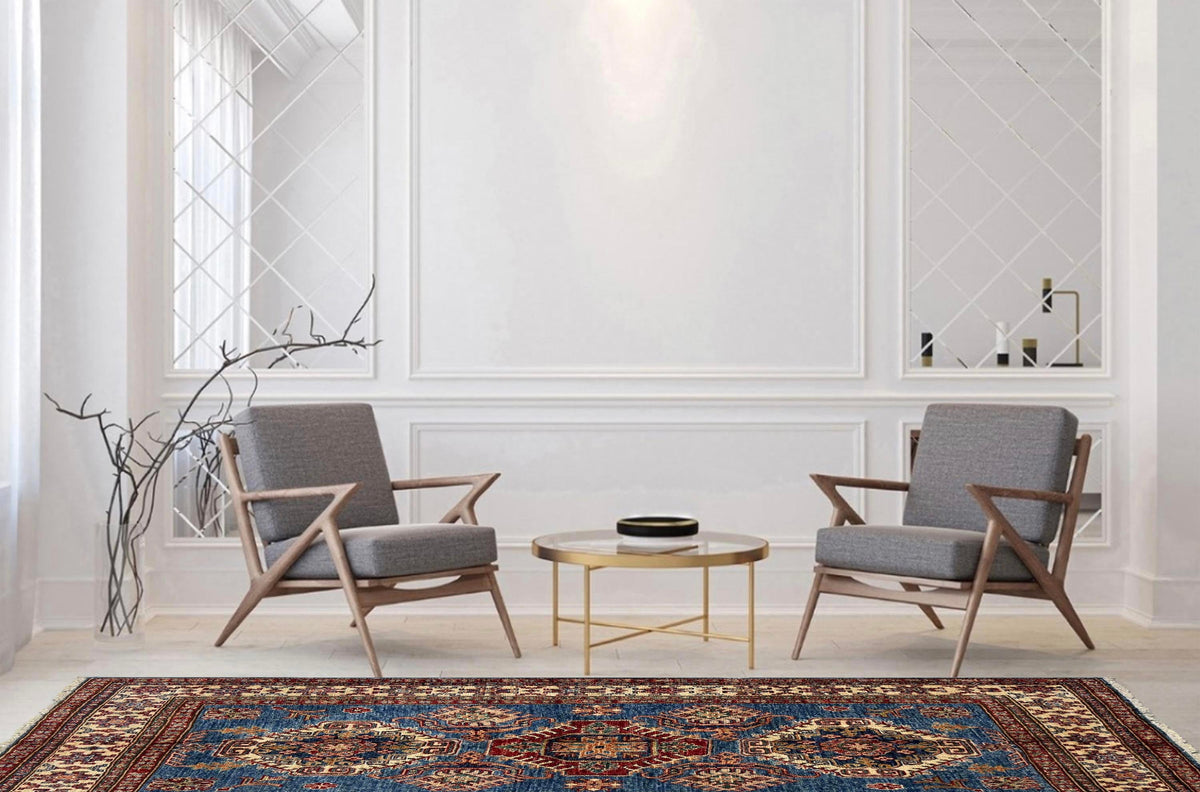 Supreme Kazak Blue Rug 1.85m x 1.25m
