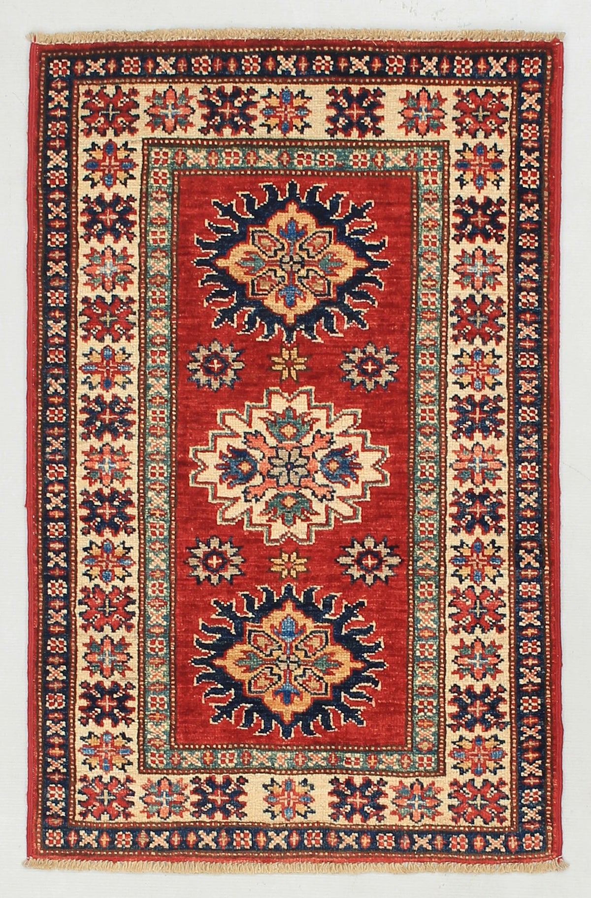 Supreme Kazak Red Rug 0.93m x 0.62m