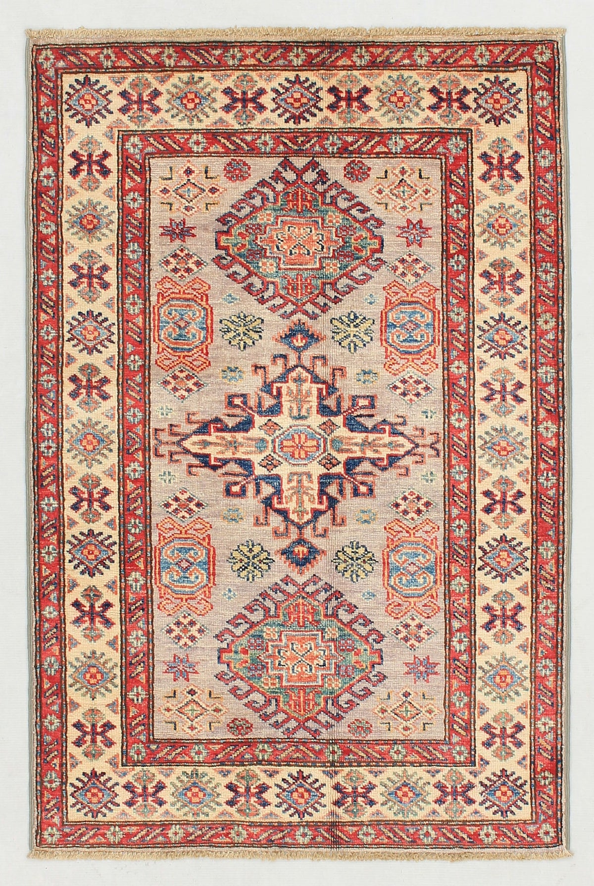Supreme Kazak Grey Rug 1.19m x 0.82m
