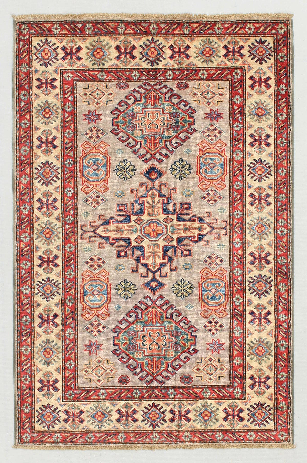 Supreme Kazak Grey Rug 1.20m x 0.80m