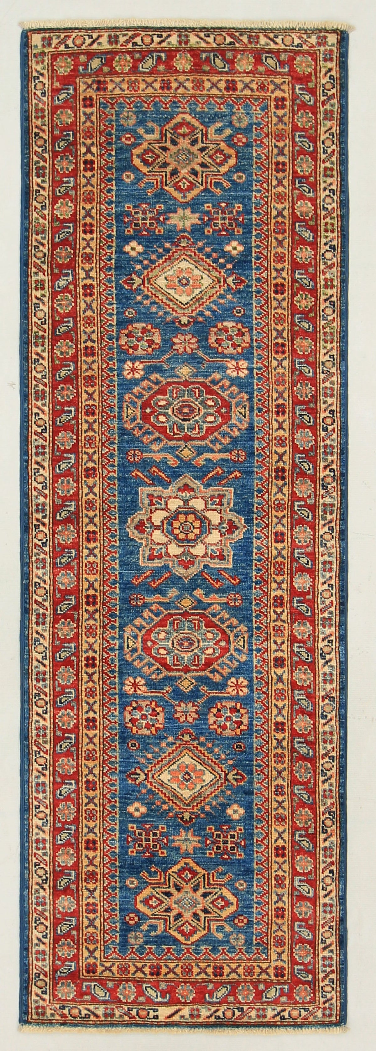 Supreme Kazak Blue Rug 1.85m x 0.62m