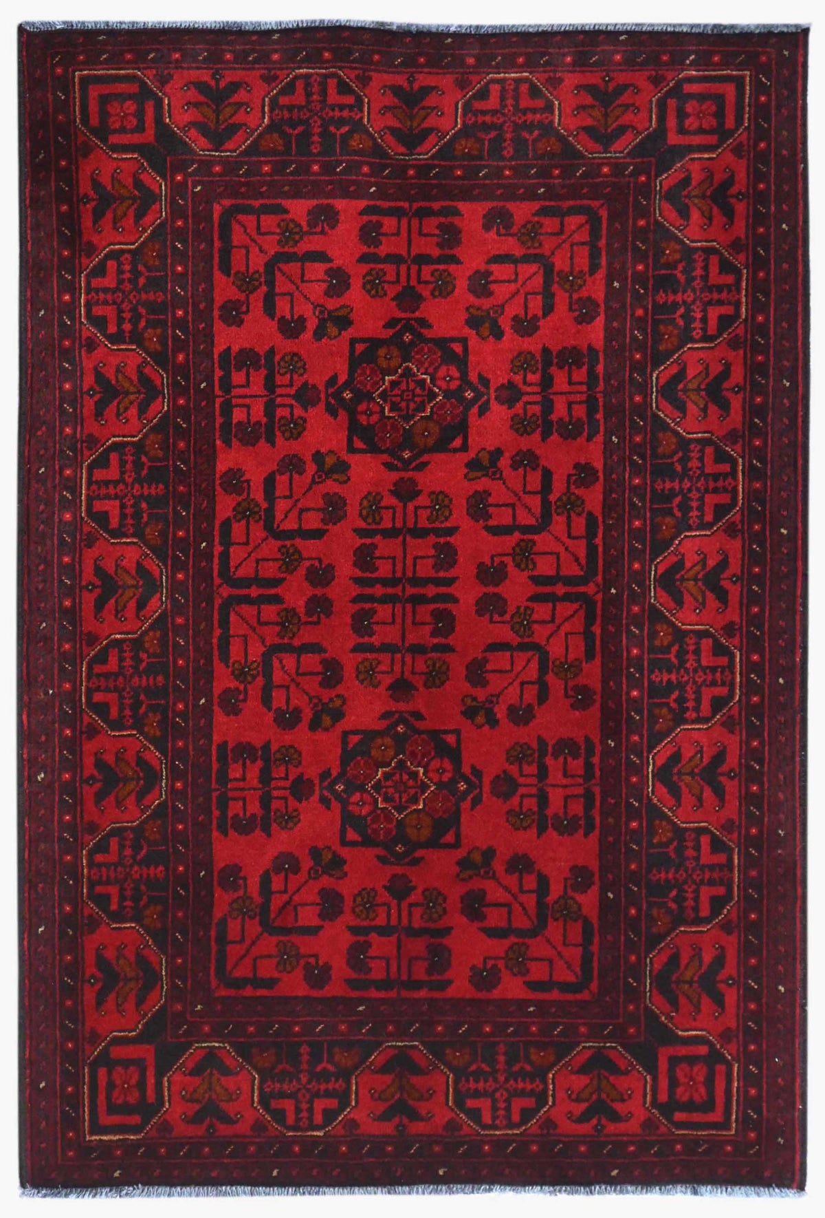 Khal Mohammadi Red Rug 0.99m x 1.46m