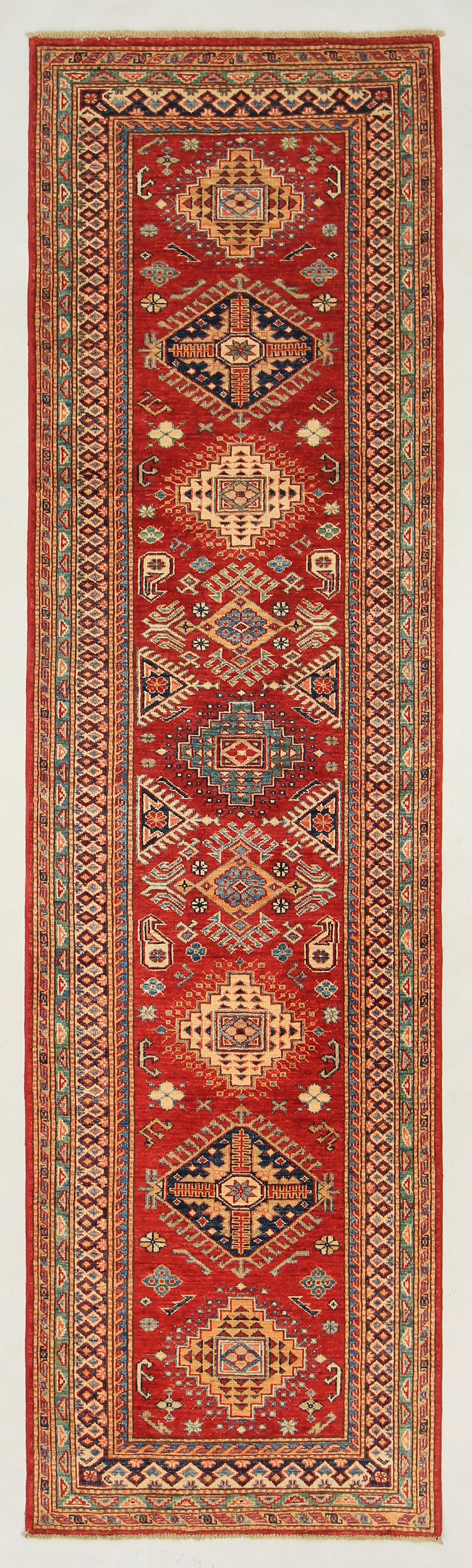 Supreme Kazak Red Rug 2.92m x 0.83m