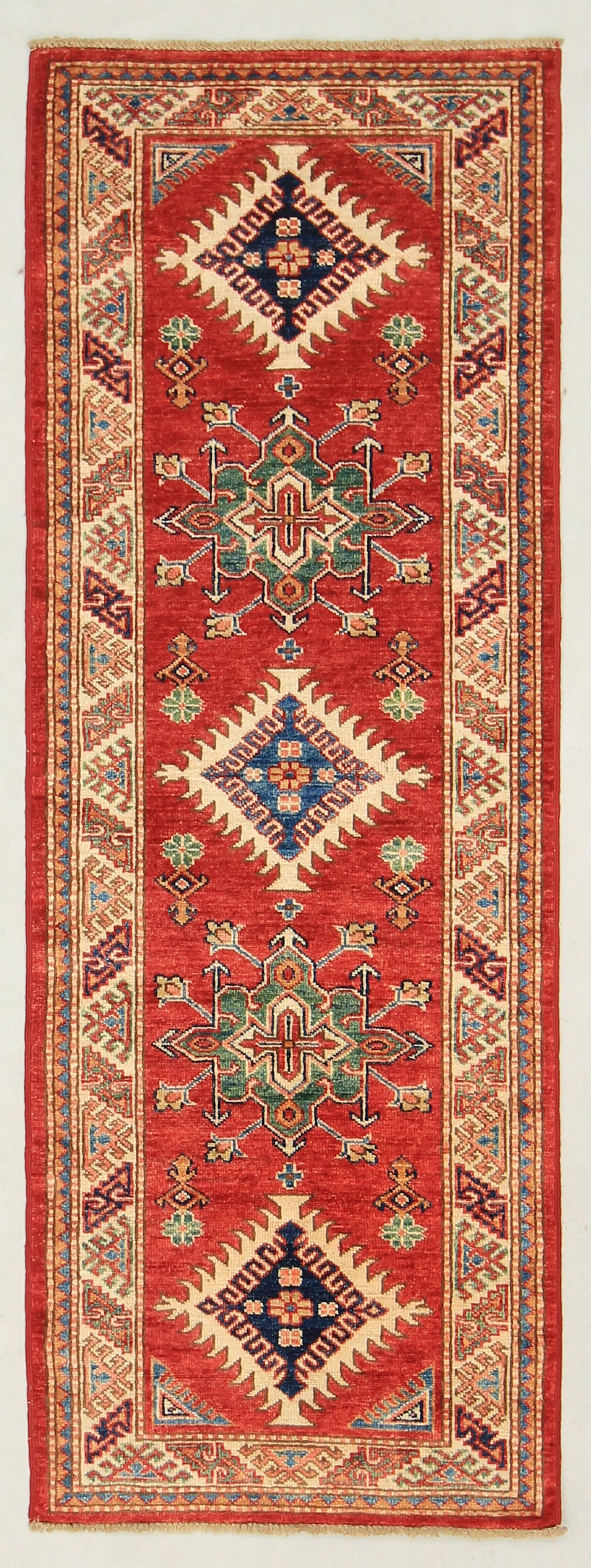 Supreme Kazak Red Rug 1.79m x 0.66m