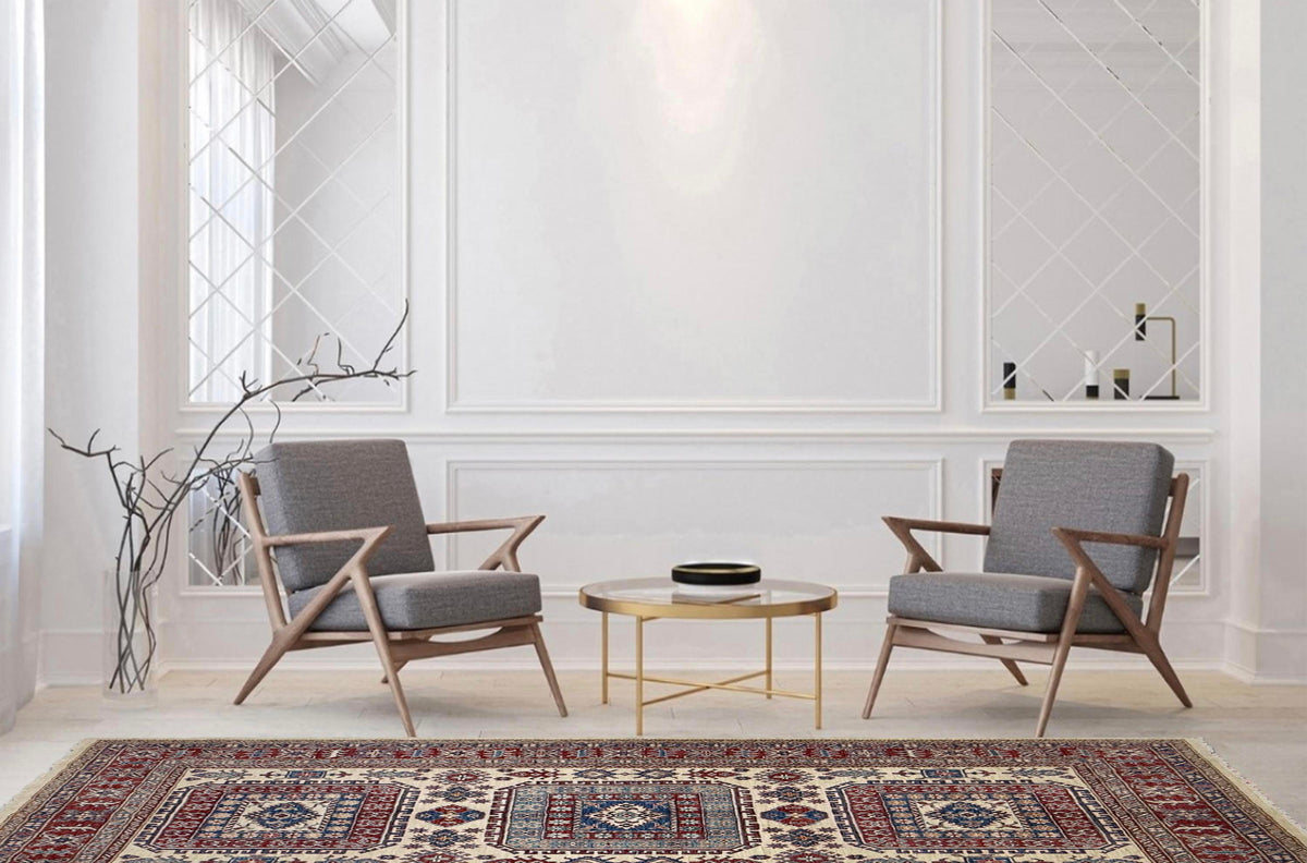 Supreme Kazak Ivory Rug 2.31m x 1.71m
