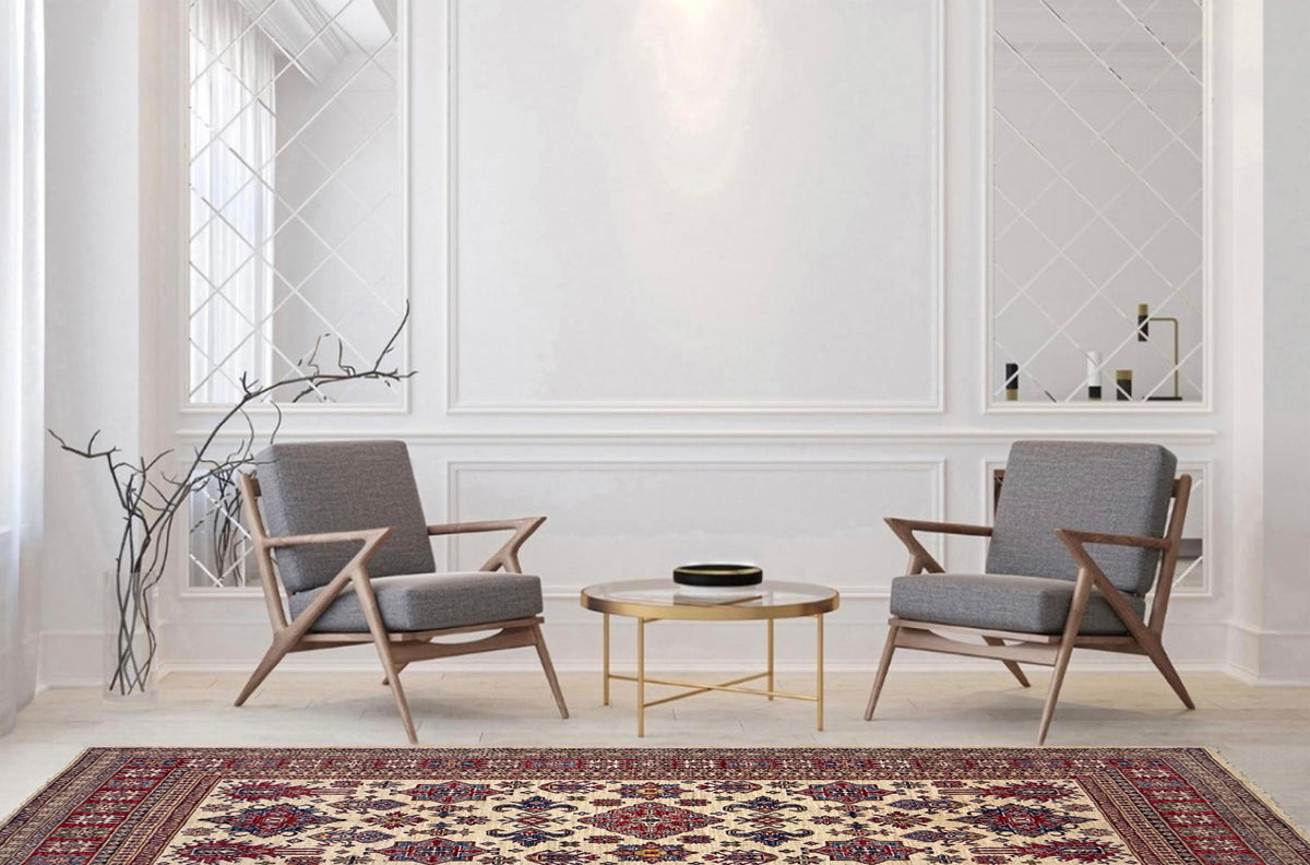 Supreme Kazak Ivory Rug 2.37m x 1.67m