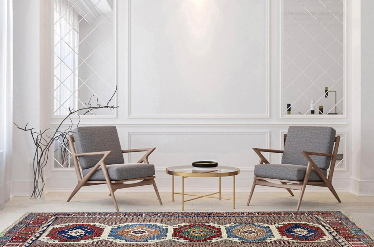 Supreme Kazak Ivory Rug 2.42m x 1.71m