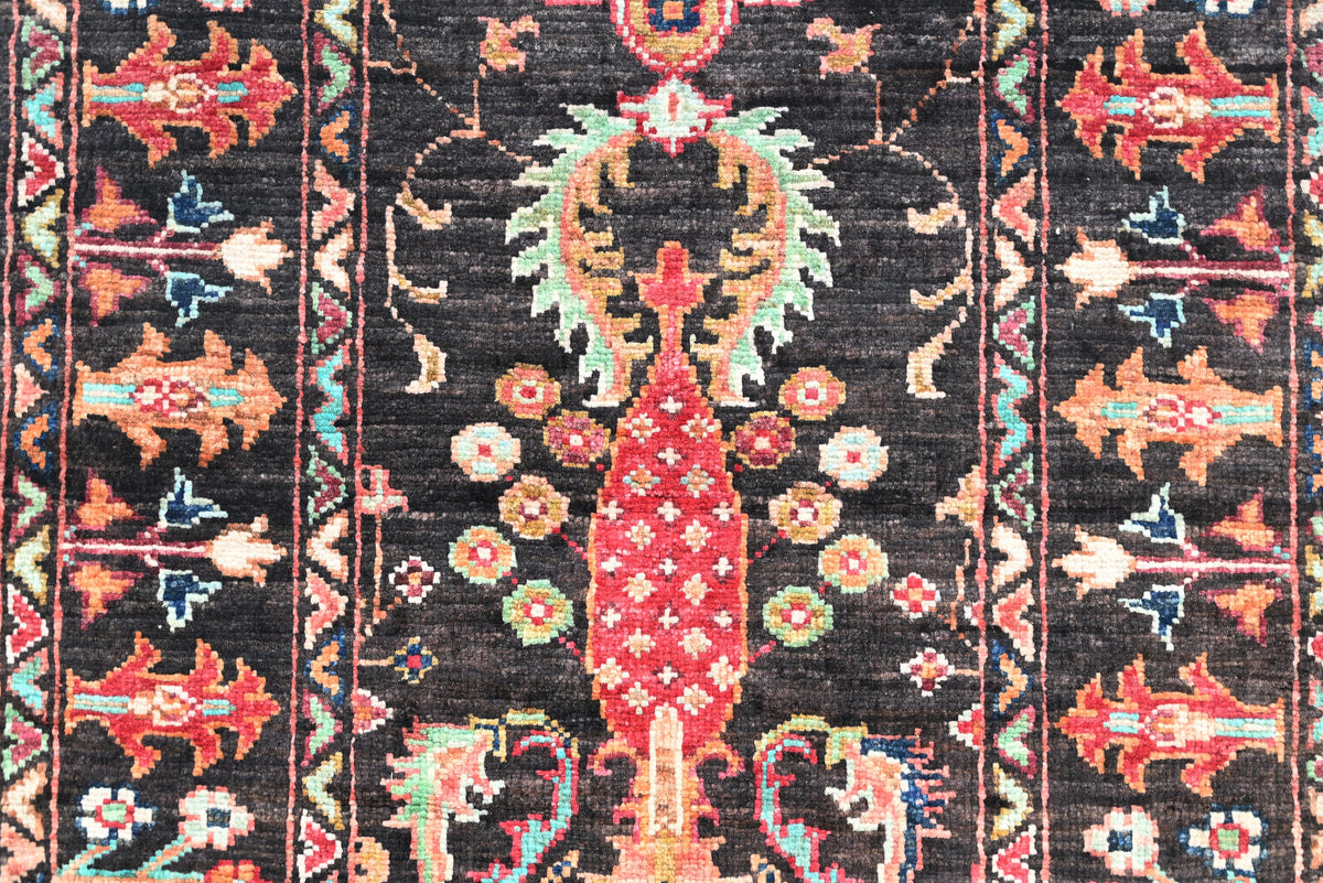 Sultani Black Rug 0.94m x 0.63m