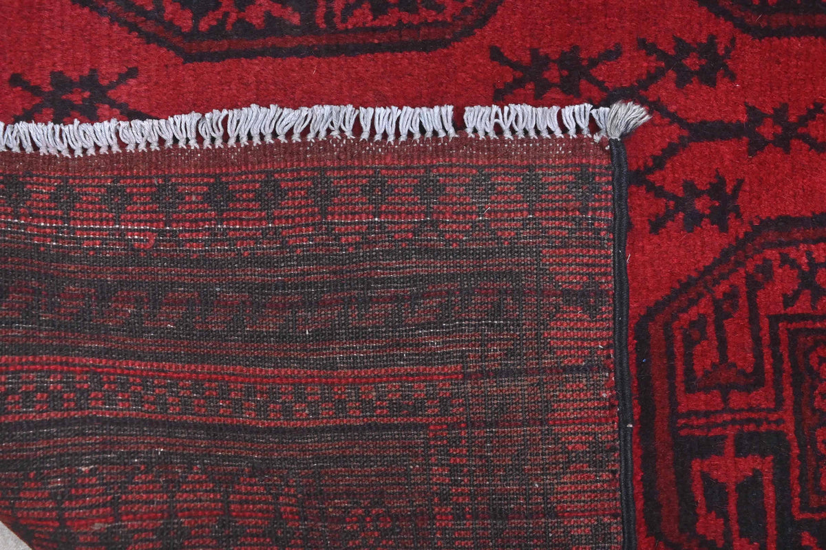 Red Afghan Rug 1.80m x 1.15m