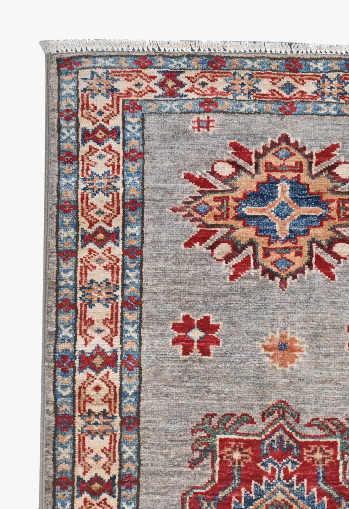 Supreme Kazak Grey Rug 1.82m x 0.58m