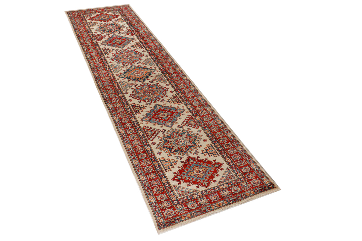 Supreme Kazak Ivory Rug 3.15m x 0.82m