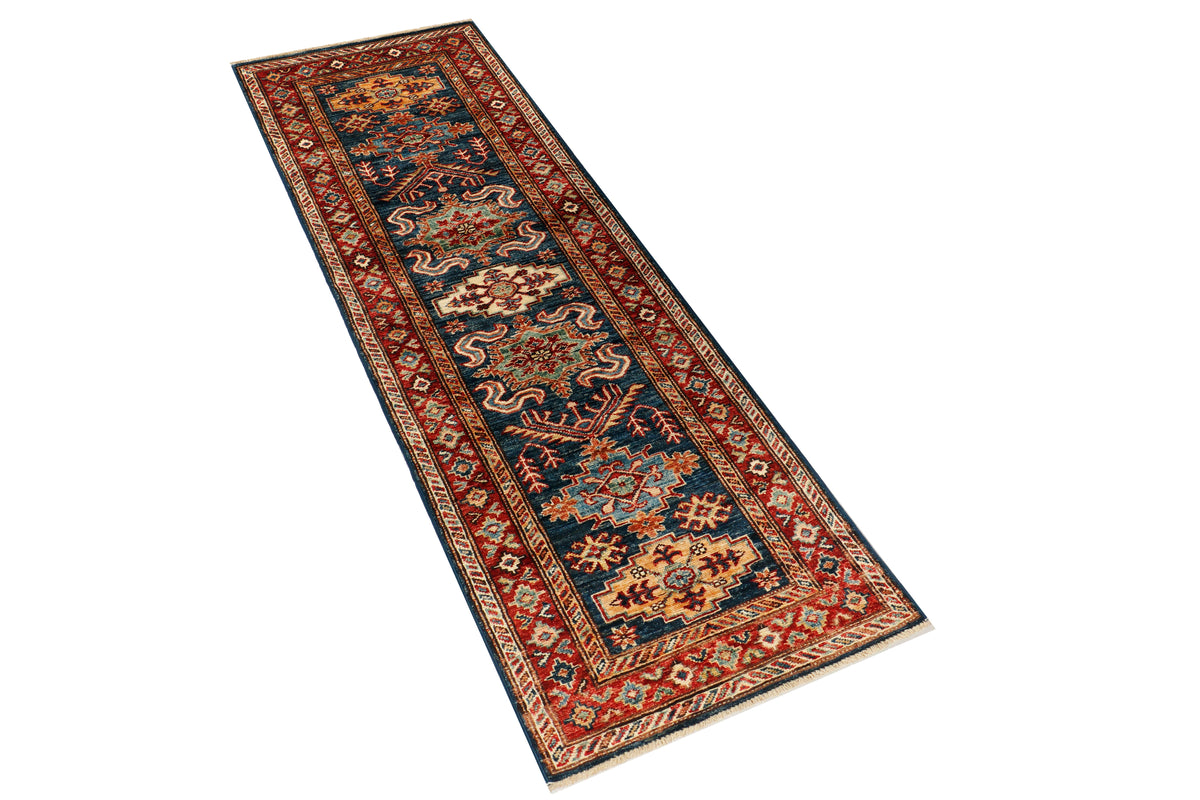 Supreme Kazak Blue Rug 1.90m x 0.62m