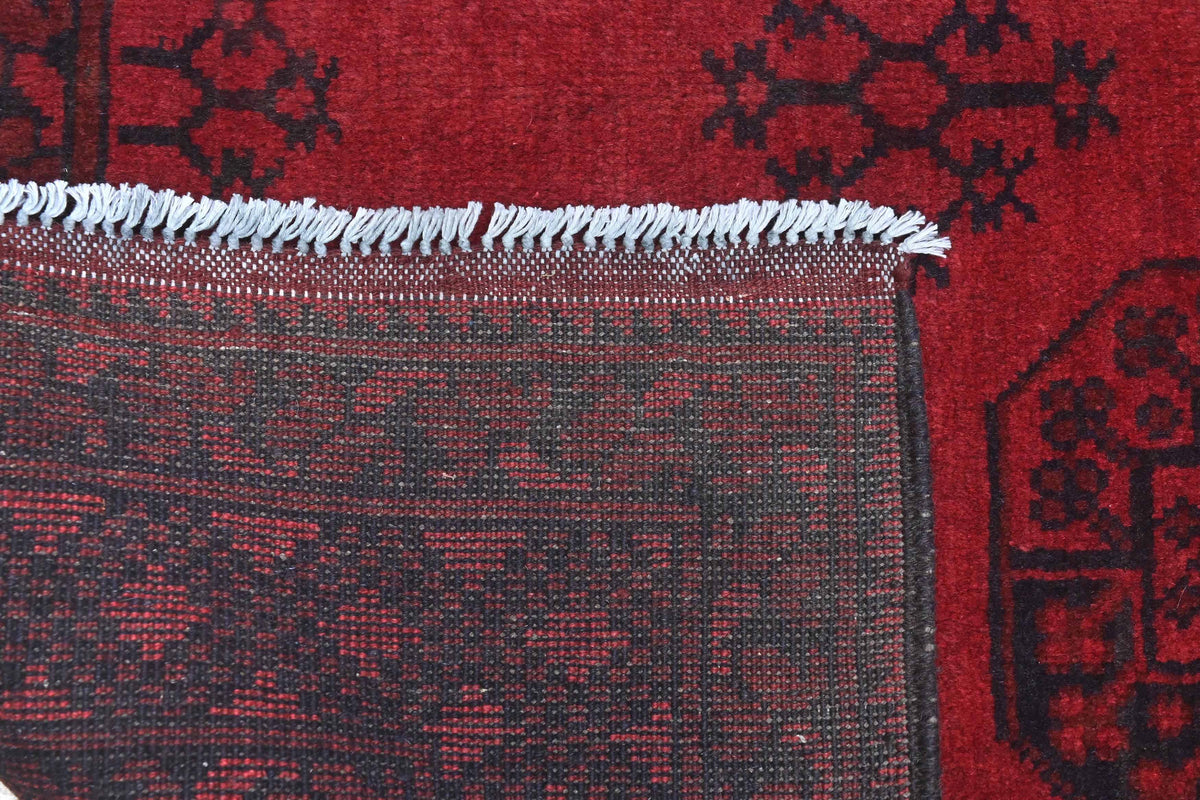 Red Afghan Rug 1.76m x 1.32m