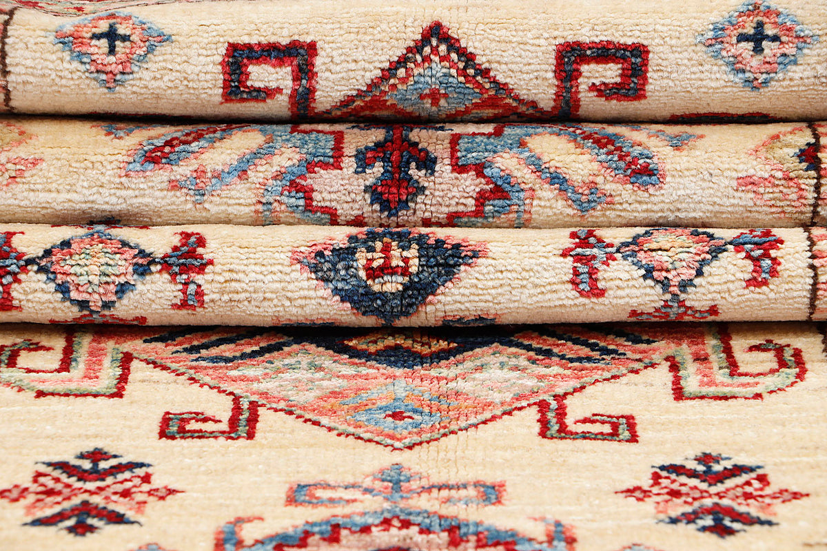 Supreme Kazak Ivory Rug 2.43m x 0.78m