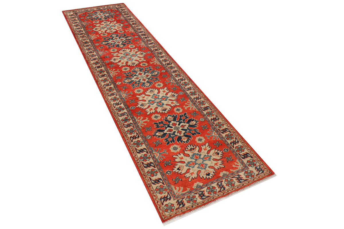 Kazak Red Rug 2.92m x 0.78m