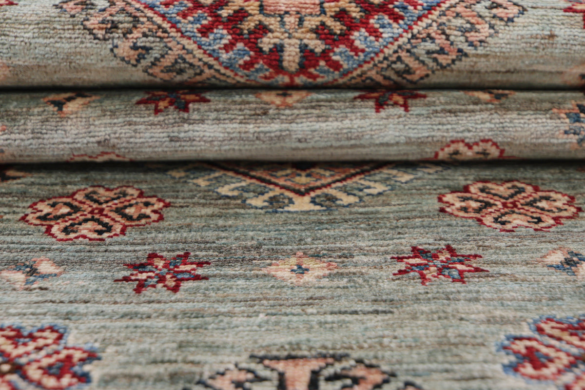 Supreme Kazak Green Rug 2.48m x 0.80m