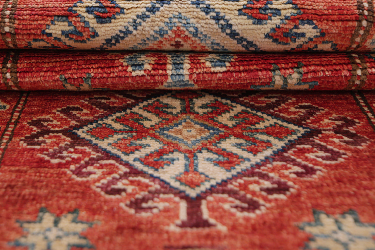 Supreme Kazak Red Rug 2.52m x 0.79m