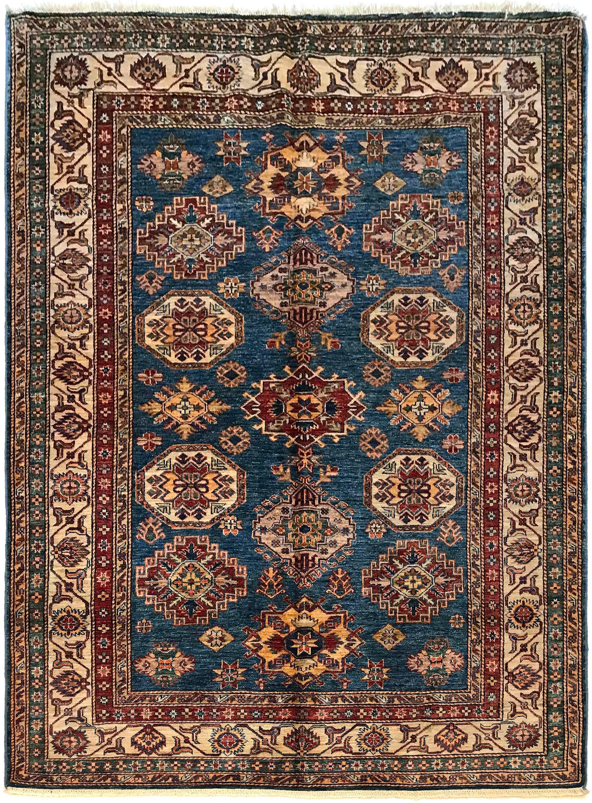 Supreme Kazak Blue Rug 2.41m x 1.69m