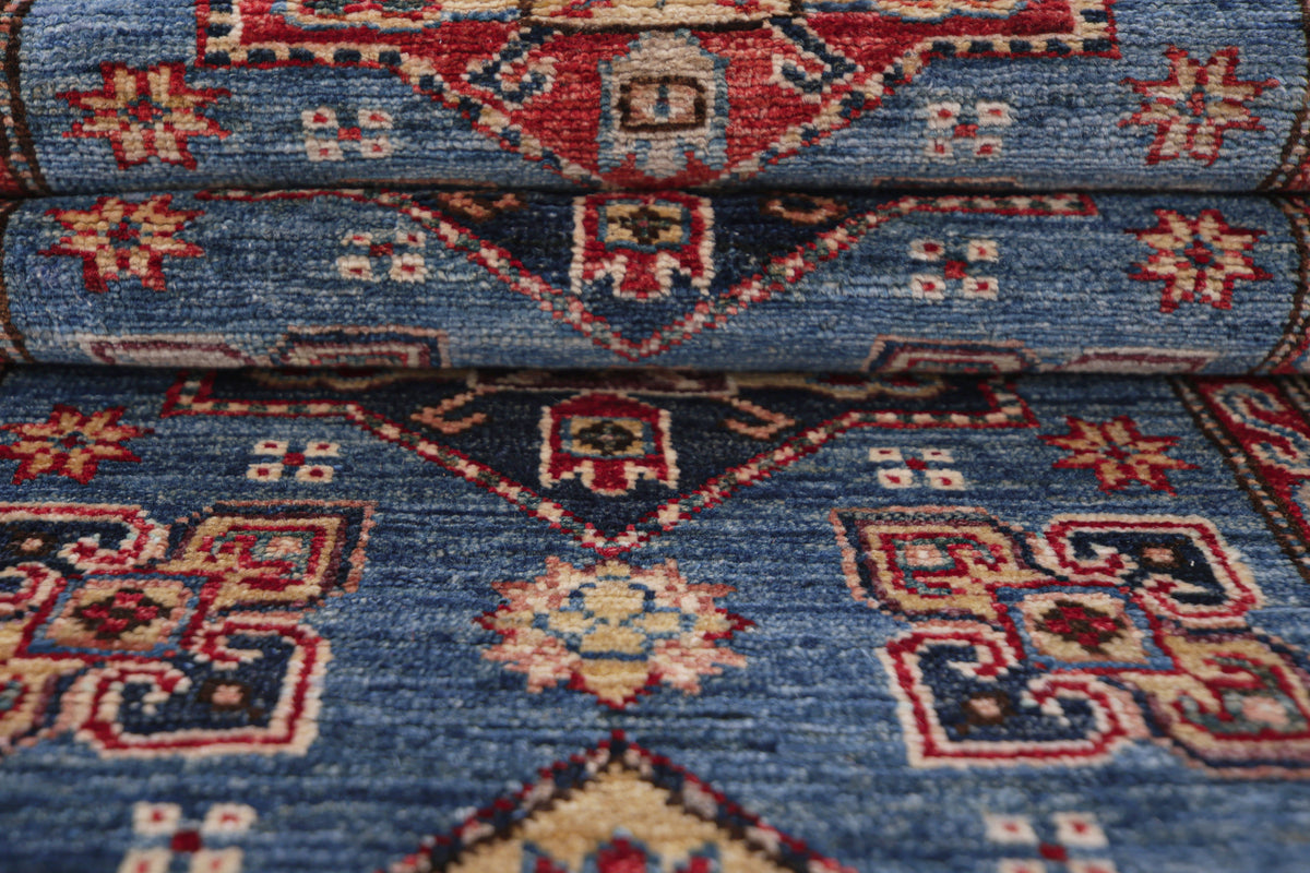 Supreme Kazak Blue Rug 2.95m x 0.80m