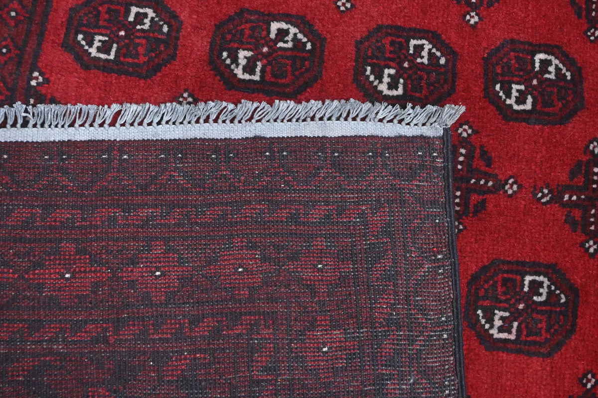 Red Afghan Rug 2.38m x 1.63m