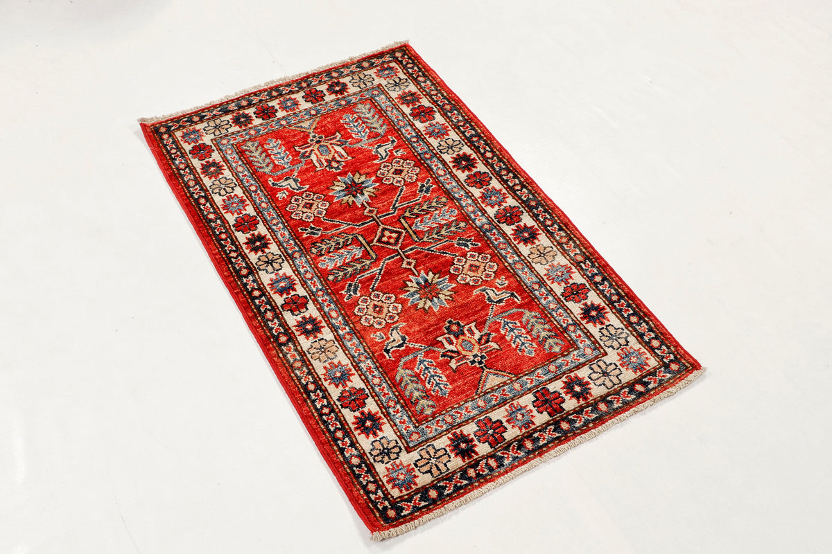 Supreme Kazak Red Rug 0.94m x 0.59m