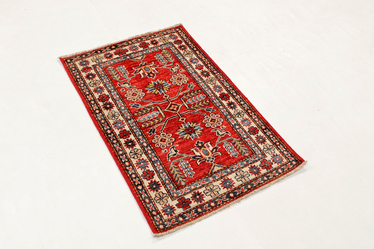 Supreme Kazak Red Rug 0.92m x 0.60m