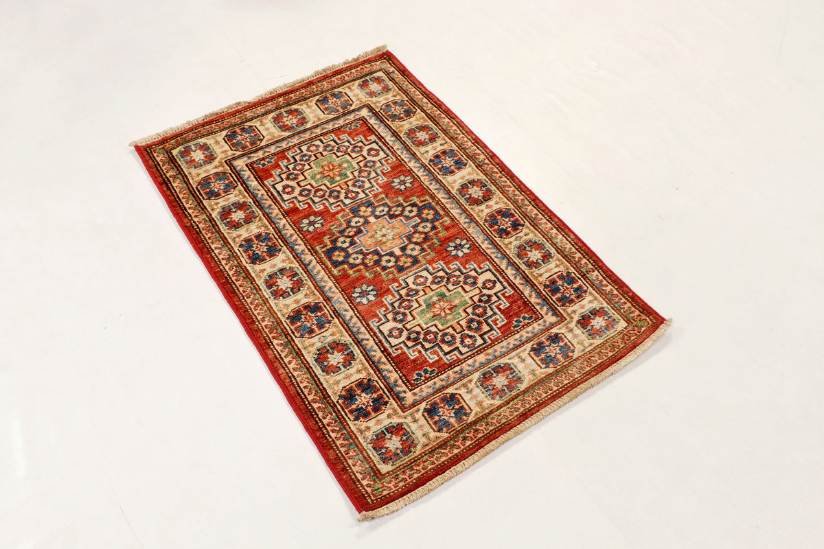 Supreme Kazak Red Rug 0.88m x 0.60m