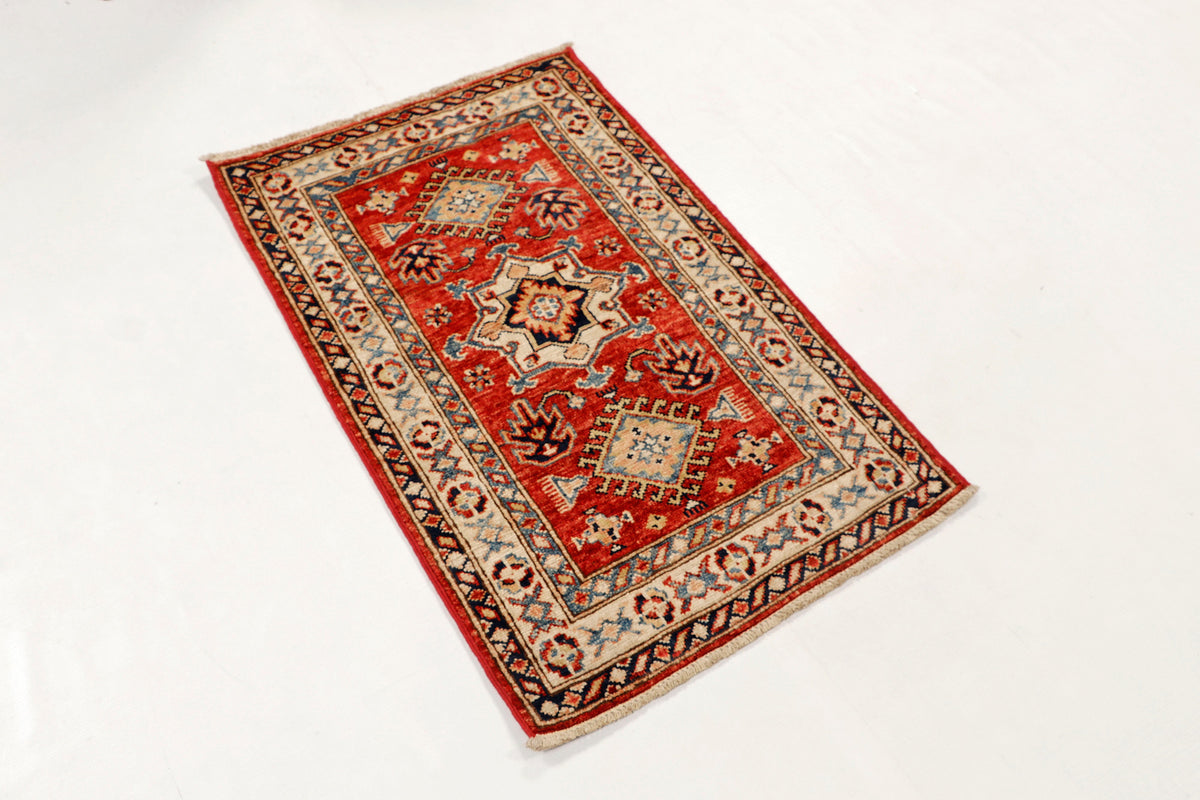 Supreme Kazak Red Rug 0.88m x 0.56m