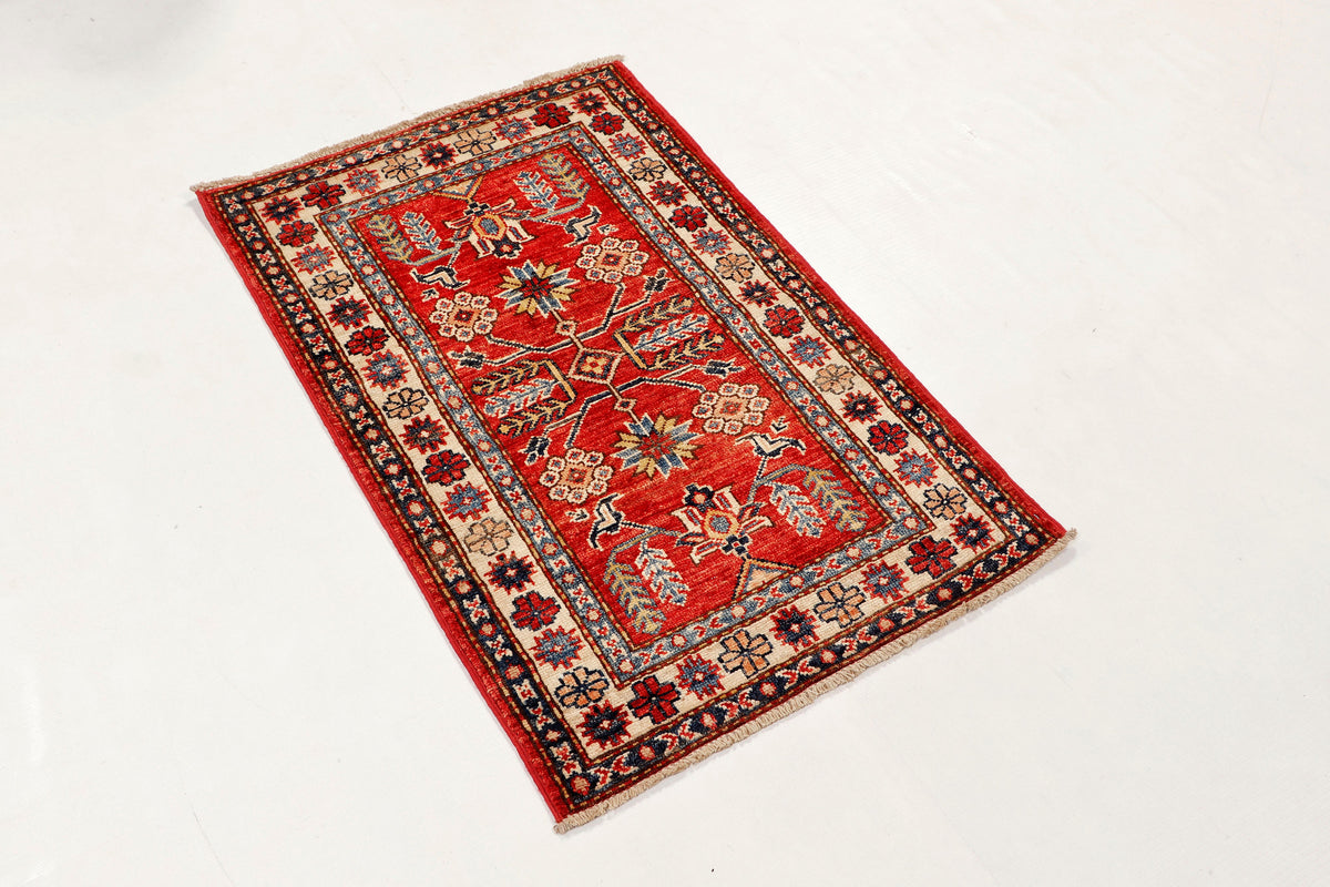 Supreme Kazak Red Rug 0.95m x 0.62m