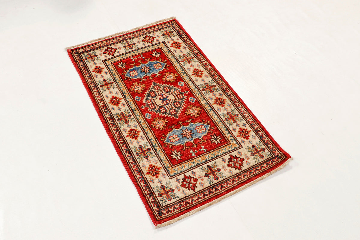 Supreme Kazak Red Rug 0.89m x 0.54m