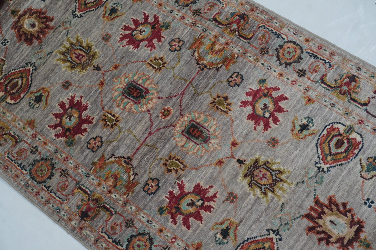 Sultani Grey Rug 1.78m x 0.62m