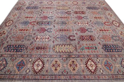 Supreme Kazak Grey Rug 3.10m x 2.54m
