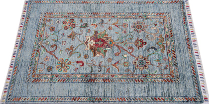 Sultani Blue Rug 1.29m x 0.80m