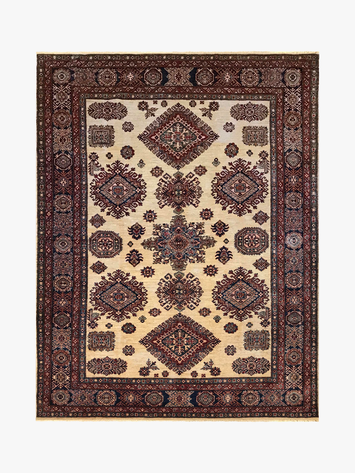 Supreme Kazak Beige Rug 3.08m x 1.98m