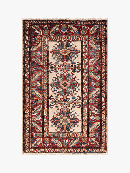 Supreme Kazak Ivory Rug 0.91m x 0.60m