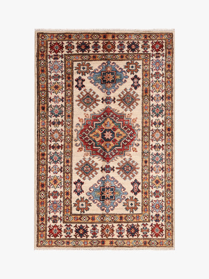 Supreme Kazak Ivory Rug 1.32m x 0.86m