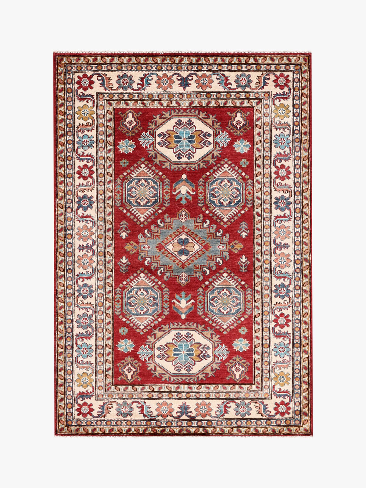 Supreme Kazak Red Rug 1.83m x 1.23m