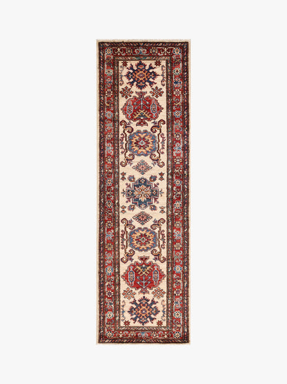 Supreme Kazak Ivory Rug 1.95m x 0.62m