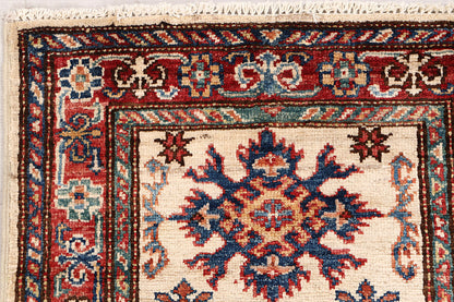 Supreme Kazak Ivory Rug 1.95m x 0.62m