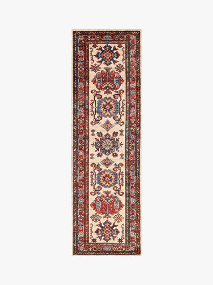 Supreme Kazak Ivory Rug 1.94m x 0.61m