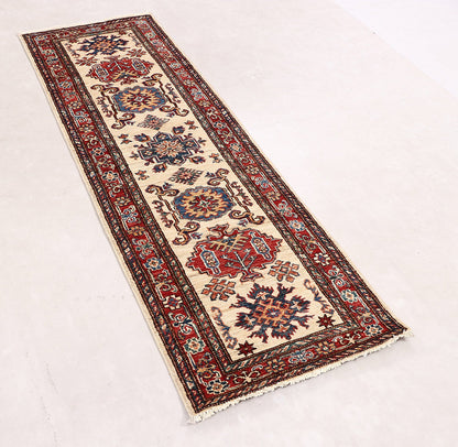 Supreme Kazak Ivory Rug 1.94m x 0.61m