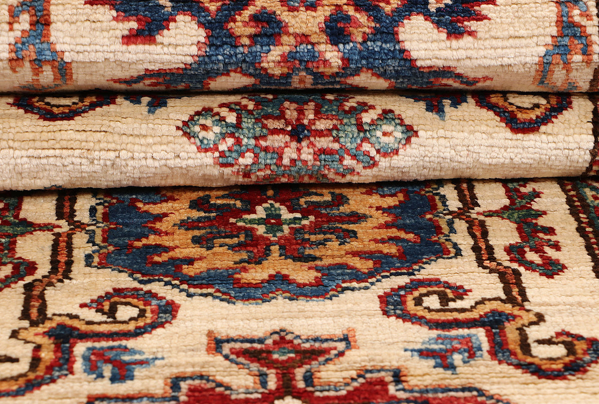 Supreme Kazak Ivory Rug 1.94m x 0.61m