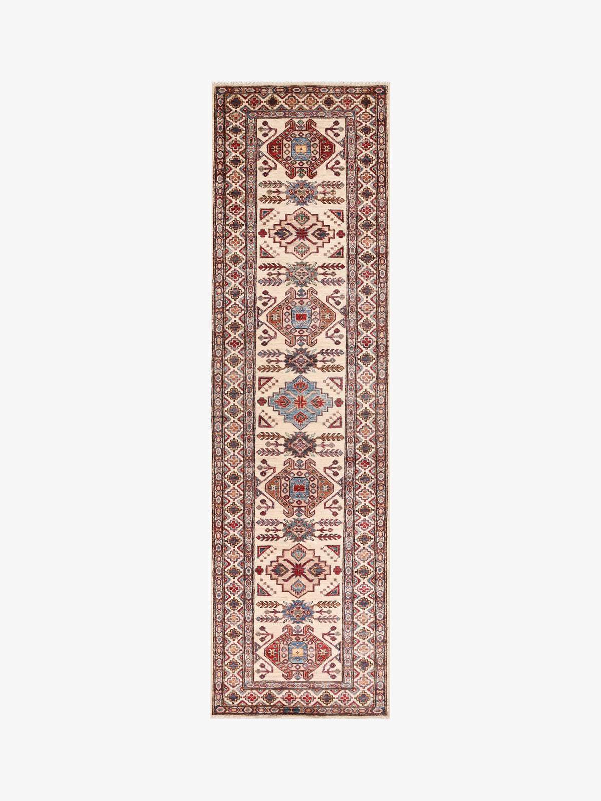 Supreme Kazak Ivory Rug 2.96m x 0.81m