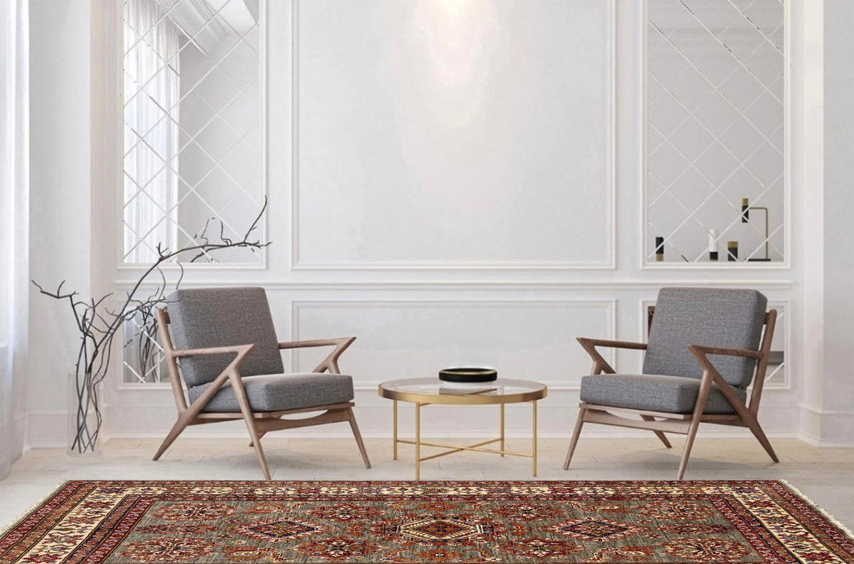 Supreme Kazak Natural Rug 1.85m x 1.28m