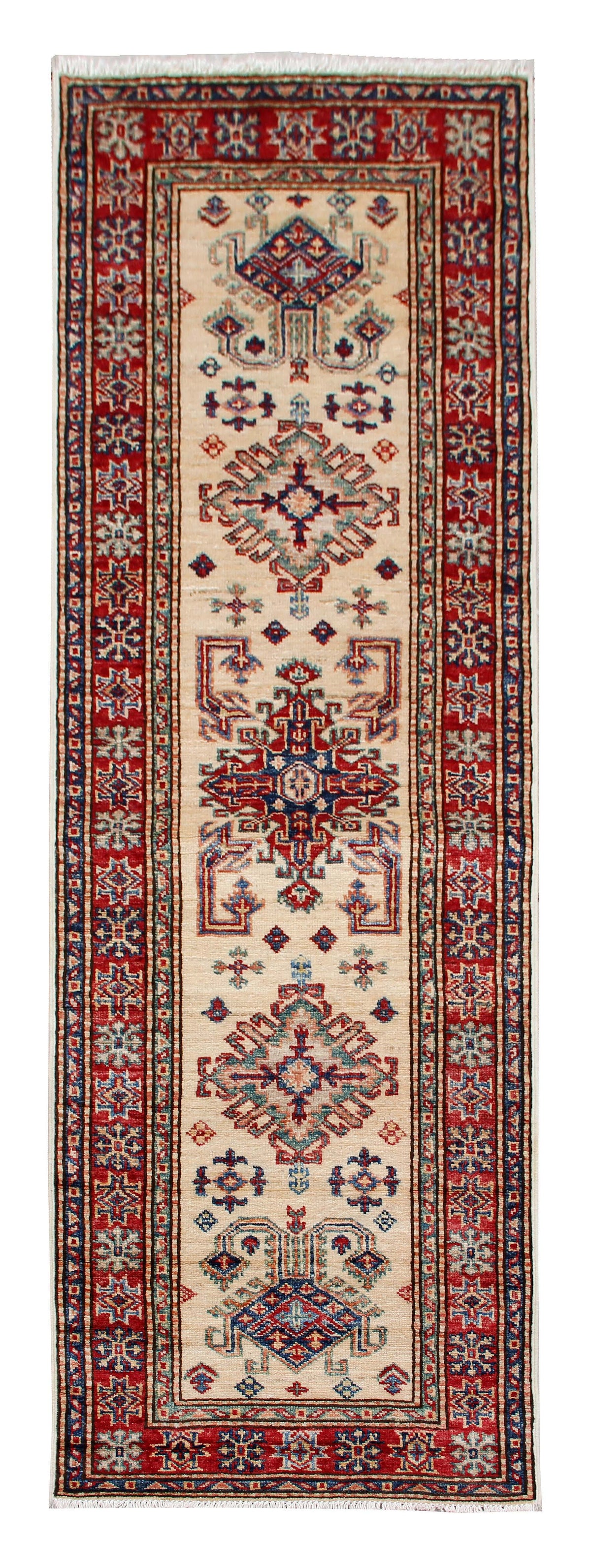 Supreme Kazak Beige Rug 1.77m x 0.60m
