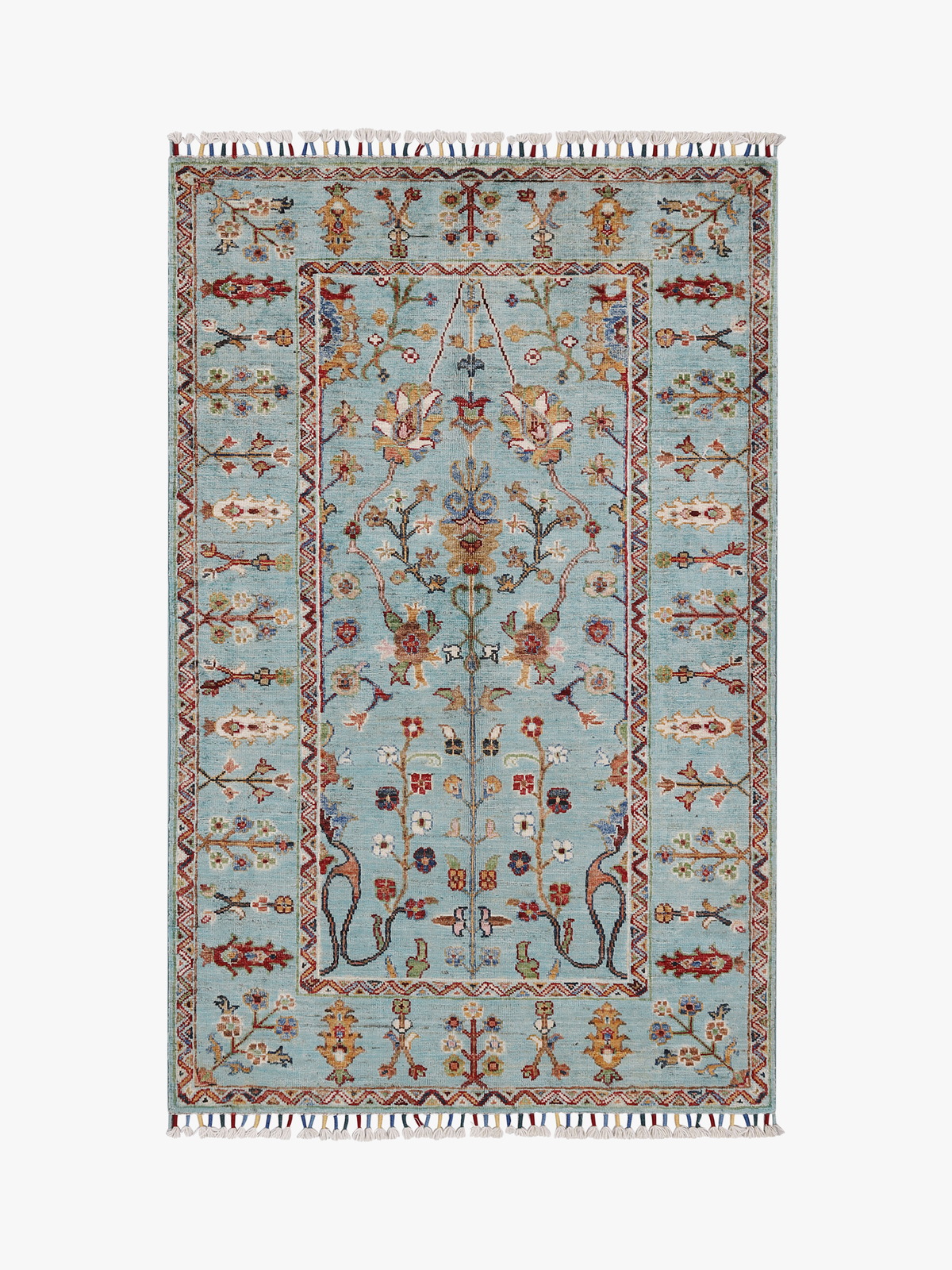 Sultani Palace Aqua Rug
