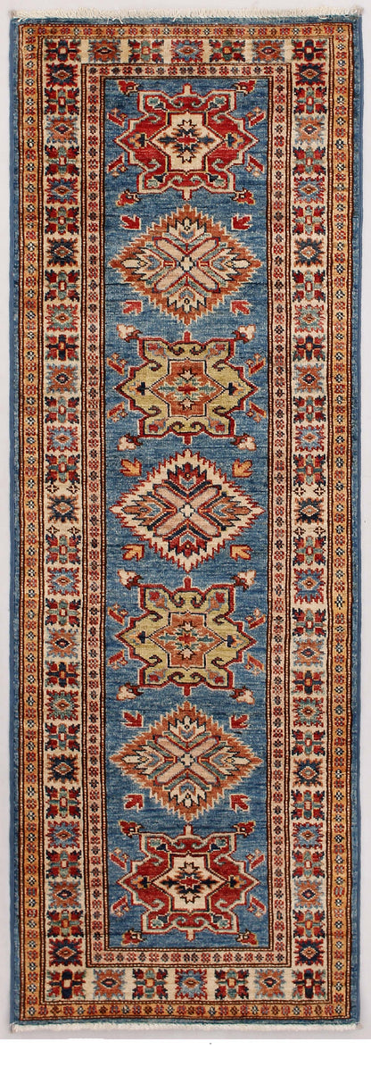 Supreme Kazak Blue Rug 1.82m x 0.62m