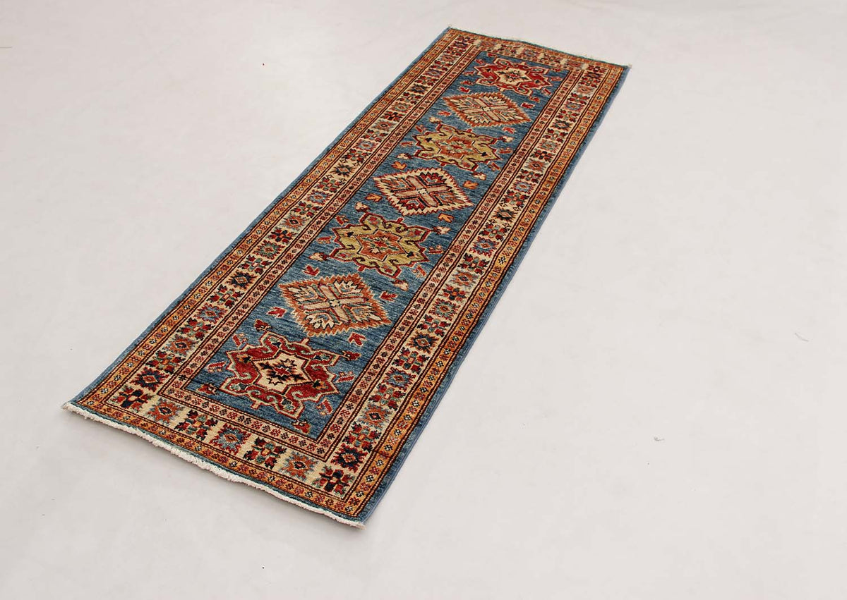 Supreme Kazak Blue Rug 1.82m x 0.62m